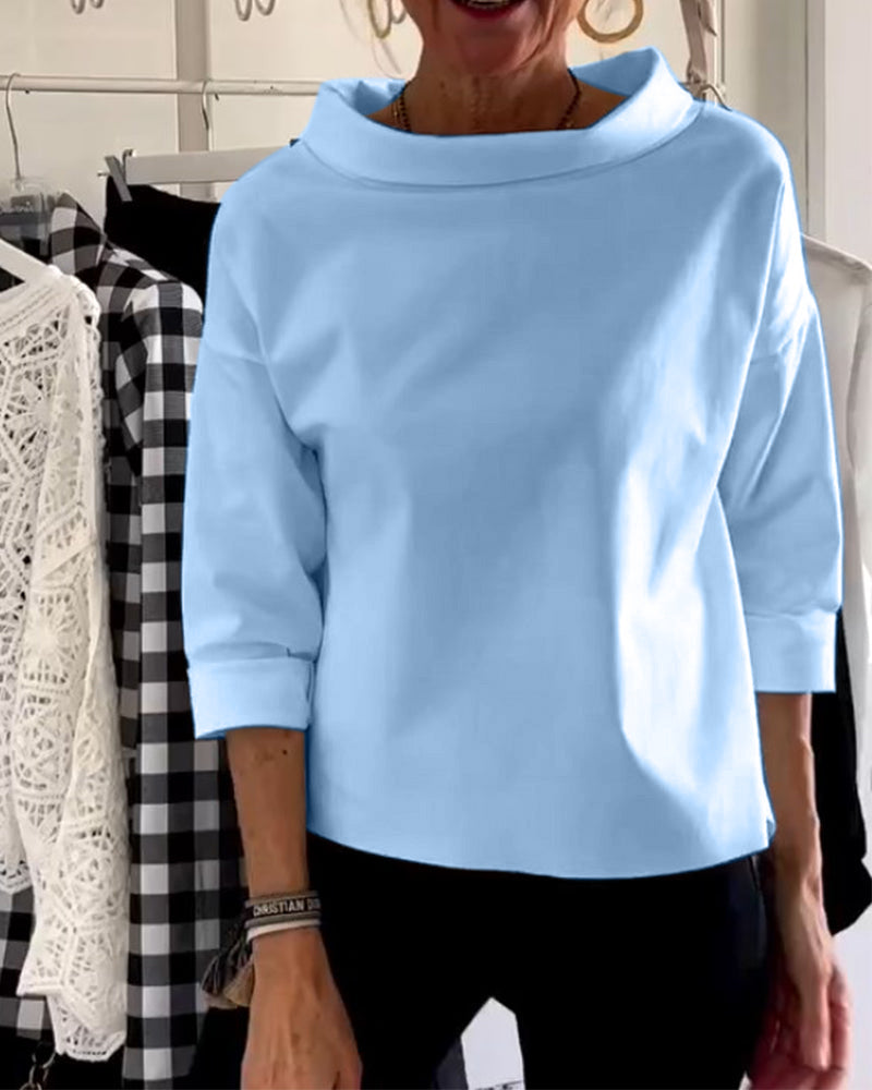 WIEBKE I BLUSA COMODA DI MANICA 3/4