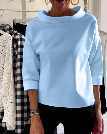 WIEBKE I BLUSA COMODA DI MANICA 3/4