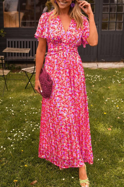 Fe | Abito lungo Elegante Con Fiori