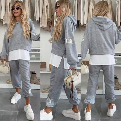 THALIRYN – SET DI FELPA CON CAPUCHA CASUAL