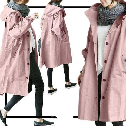 Aubrey™ – Elegante Trench Impermeabile