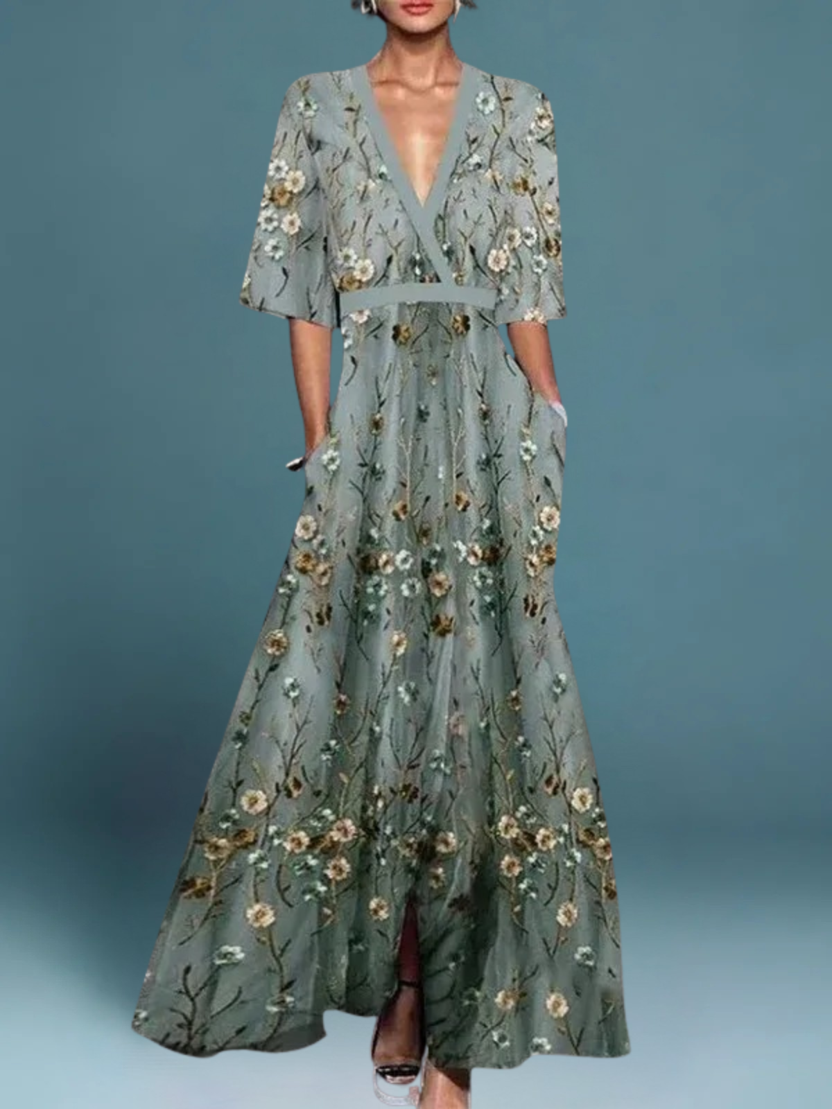 Helena | Abito floreale Elegante