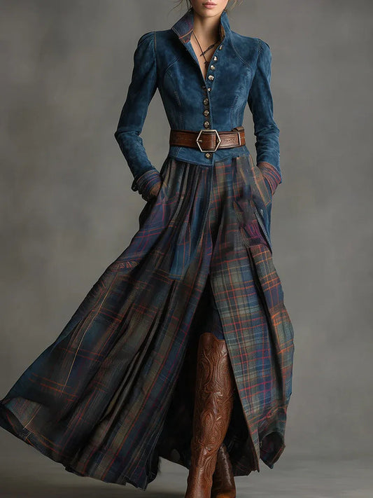 Edurne | Abito maxi Con Design raffinato