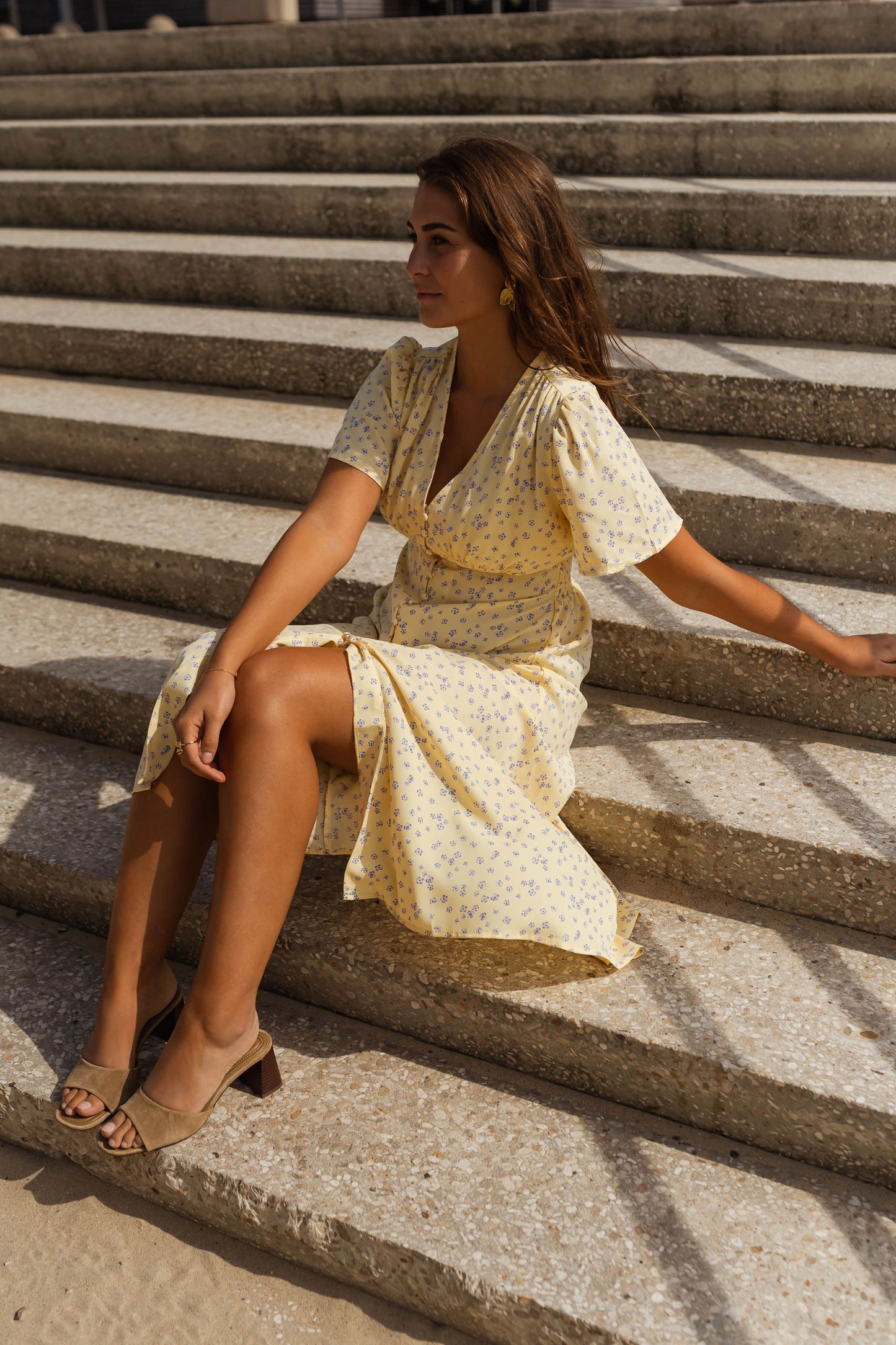 Diana™ | Il Abito midi Floreale estivo