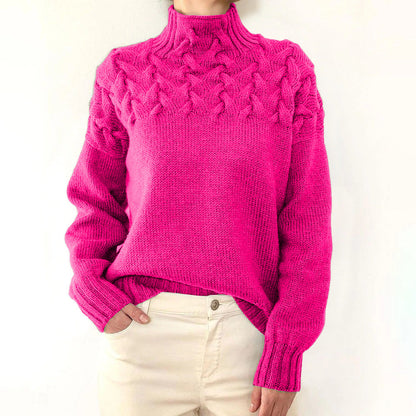Elena | Maglione a collo alto in lana