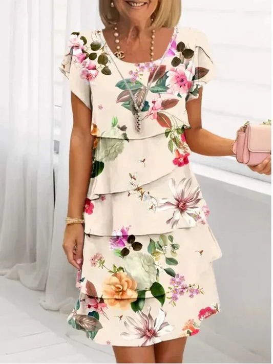 Helena | Abito elegante con Volant