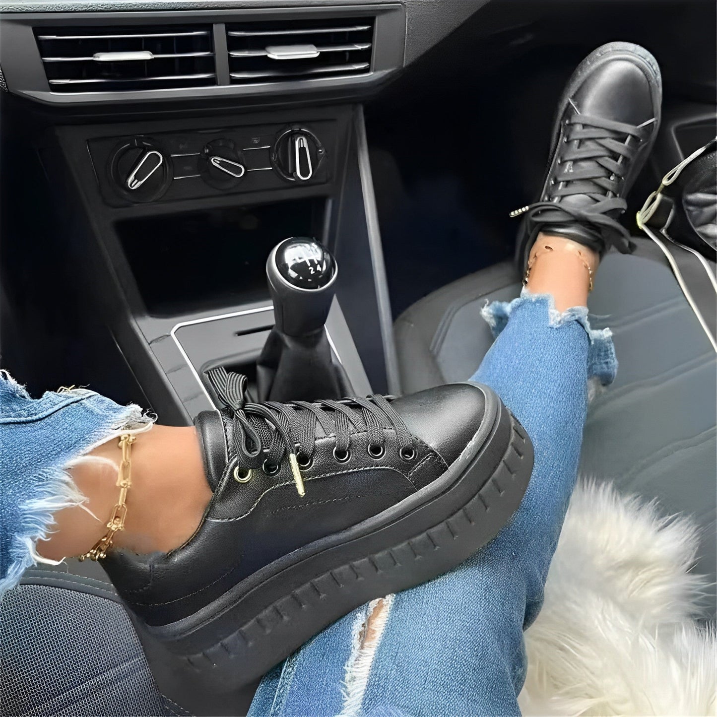 Valerie - Sneakers con platform e suola gruesa per donna