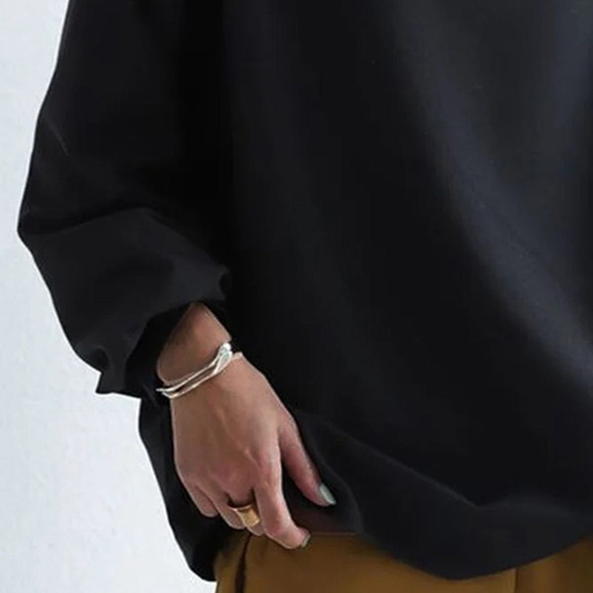Liscia | Top Casual di Collo alto