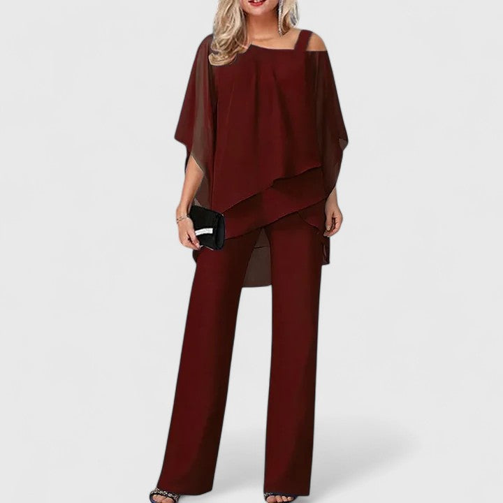 ZEPHYRAEN – SET DI PANTALONE DI DUE PEZZI ELEGANTE