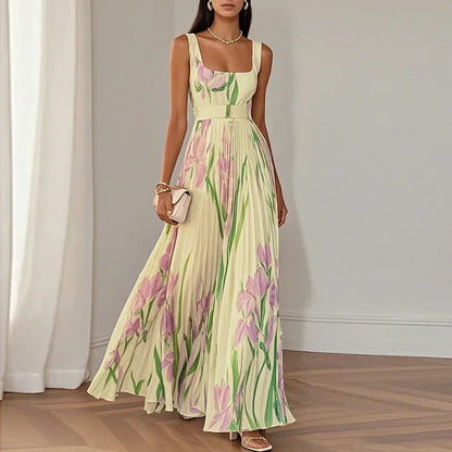 Claudia™ | Abito maxi A-Line Floreale