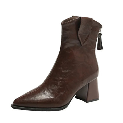 Stivaletti Chelsea con Tacco alto Vintage