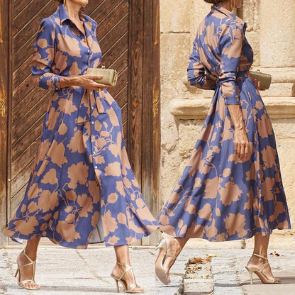 Floriza – Abito Stile Camicia Classico