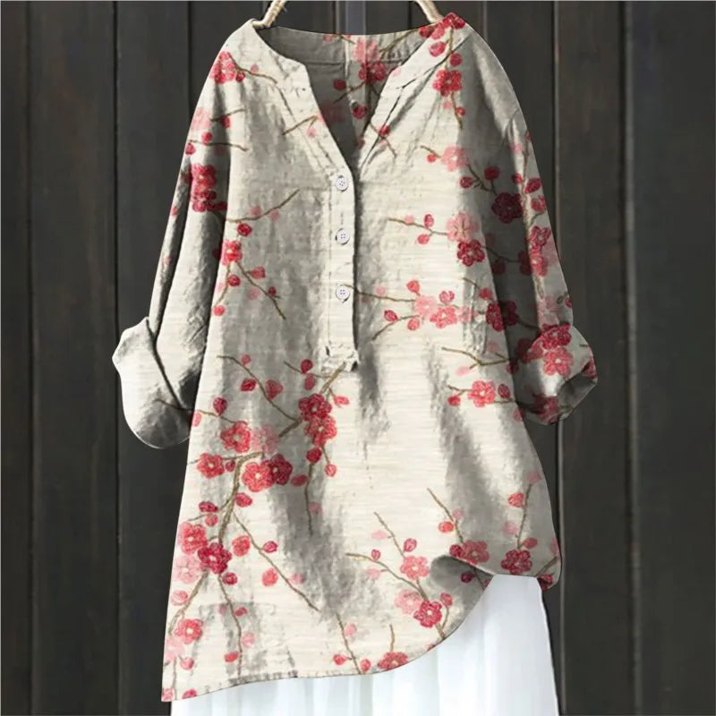 BLUSA LARGA DI FIORI ISALINE