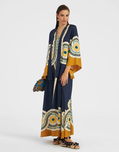 Abito maxi Floreale Sculpted Elegance™