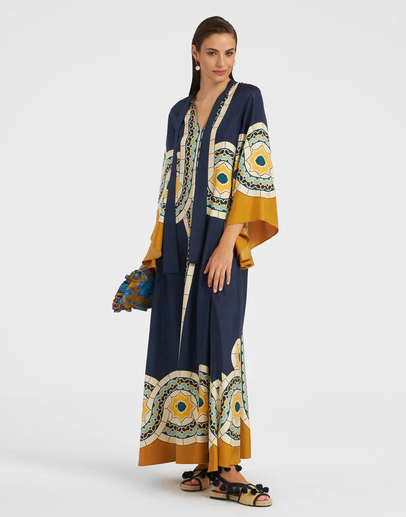 Abito maxi Floreale Esculpido Eleganza™