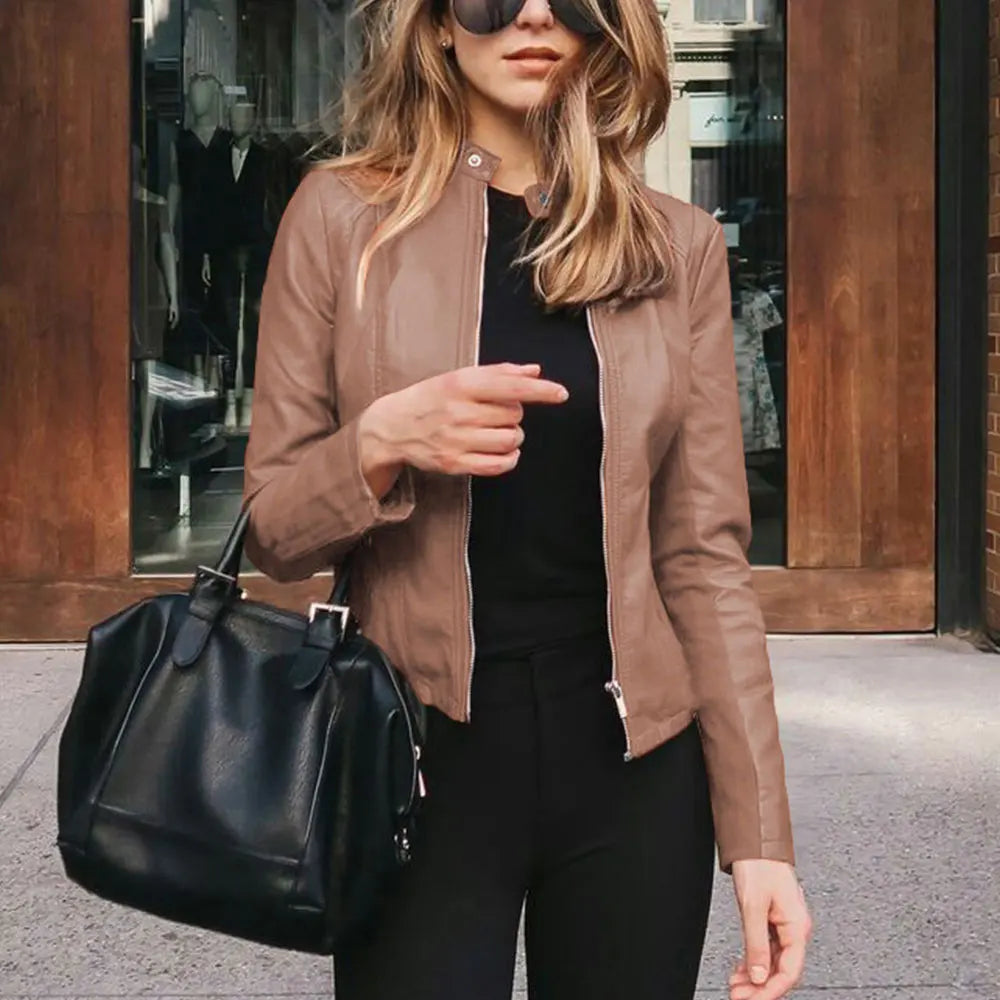 HARRIET | Giacca in pelle elegante da donna