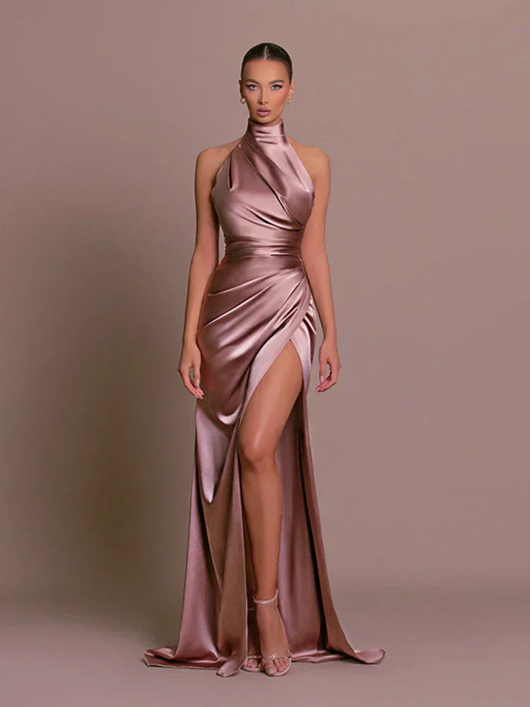 Livia | Abito Elegante con Abertura