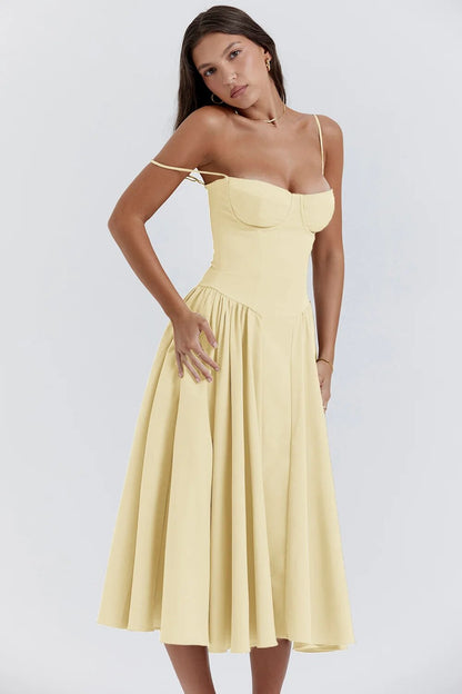 Elara | Abito di Sole con Corsetto Elegante