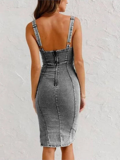 Élodie - Abito di Denim Elegante