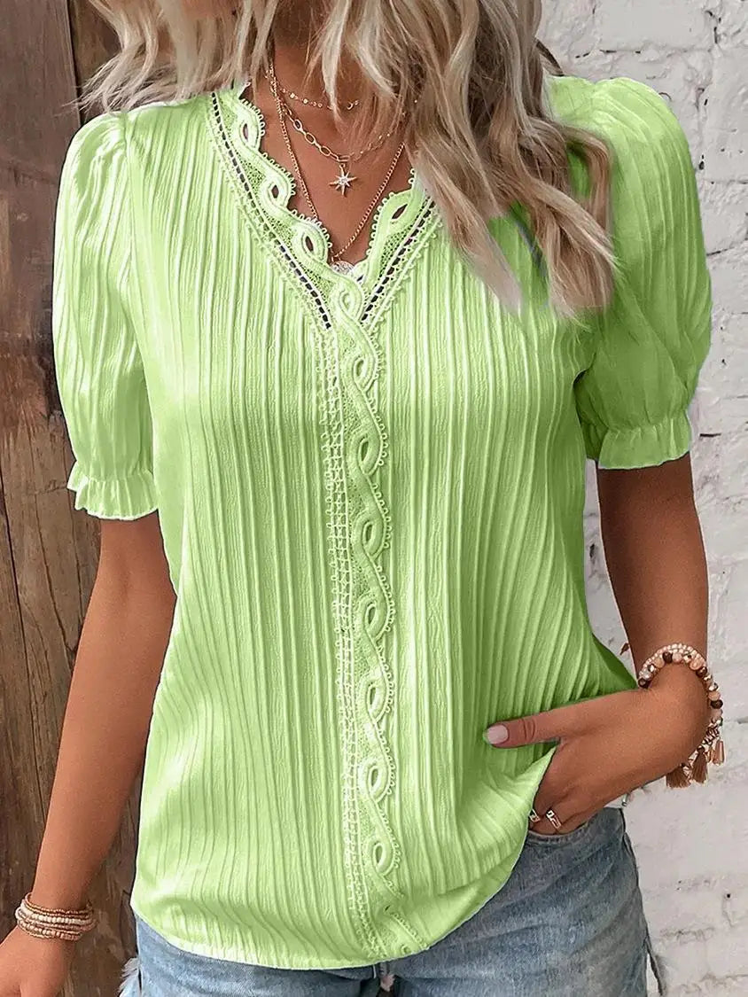 Mélissa | Blusa elegante con Dettagli Delicati