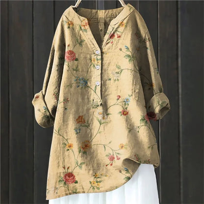 BLUSA LARGA DI FIORI ISALINE