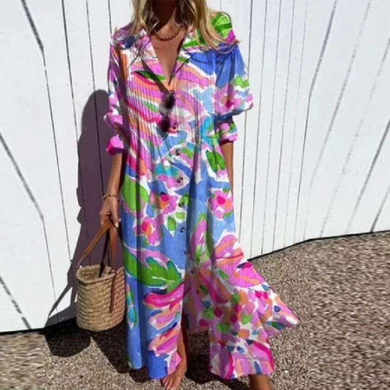 Grace™ - Abito maxi Boho di Lusso