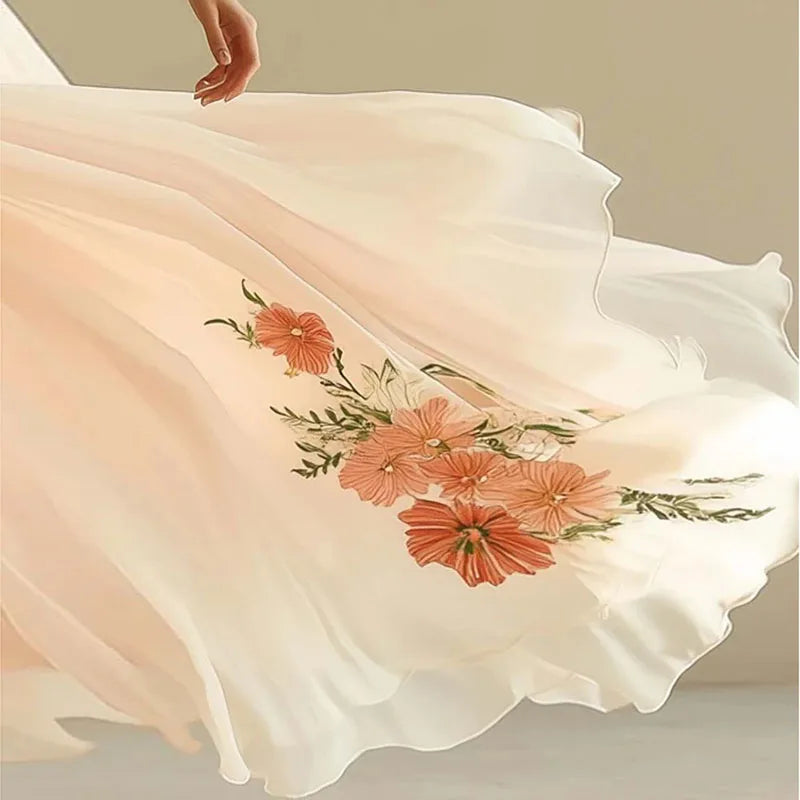 Amelia | Abiti da festa Elegantes con Vita Alta e scollo a V