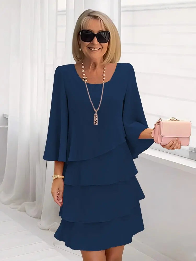 Catherine | Abito elegante e Comodo con Volant