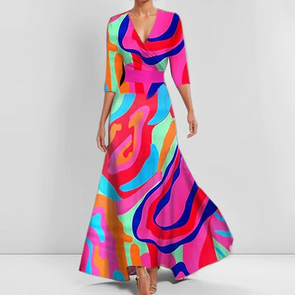 Lina™ - Robe Floreale Elegante - Sentiti sicura