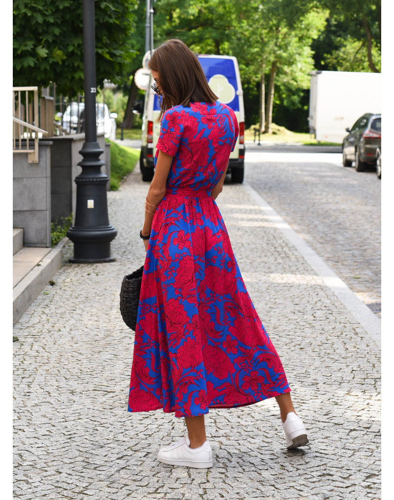 Yasmine | Abito elegante con scollo a V