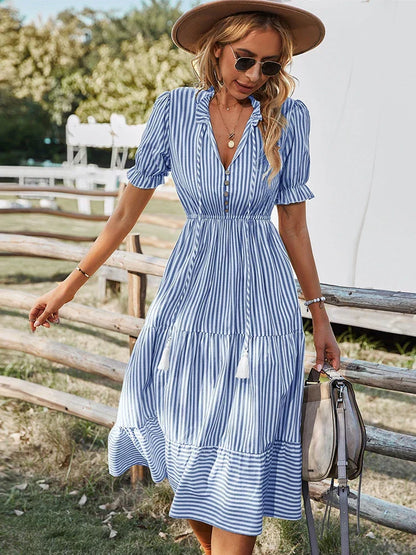 Bernice | Abito Classico a righe