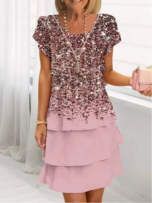 Gabriella | Abito elegante con Volant per il Massimo Comfort