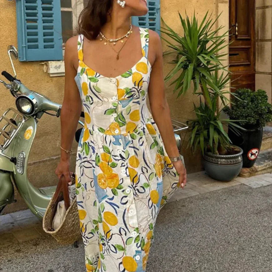 Abito Midi di Limone di Marsella