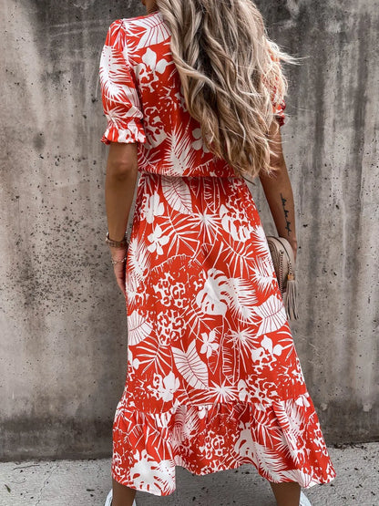 Naila™ - Abito Floreale Elegante
