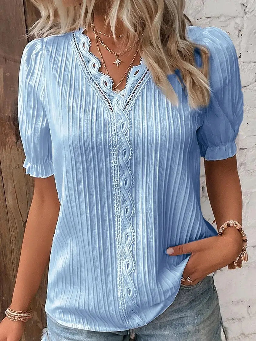 Mélissa | Blusa elegante con Dettagli Delicati
