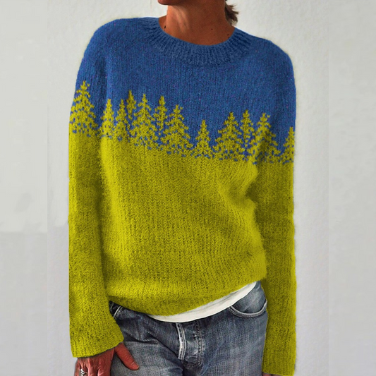 Silvia | Maglione rétro Elegante