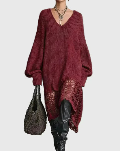 Tara | Abito di maglia midi acogedor e elegante