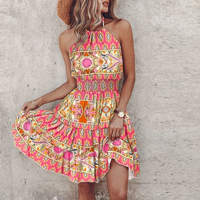 Marlowe - Abito midi Viscoso Bohemio Colorido