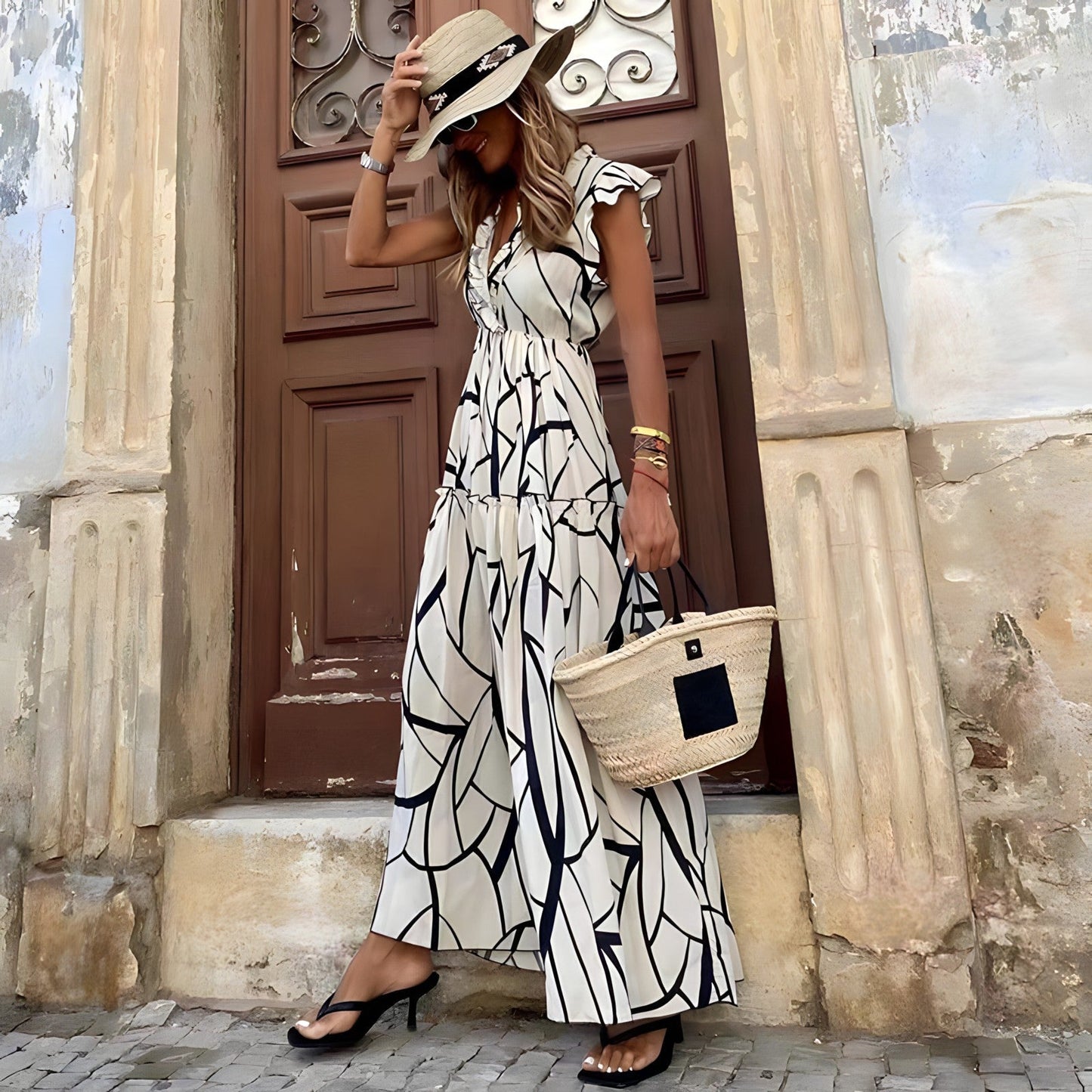 Maddie - Abito Impreso Elegante