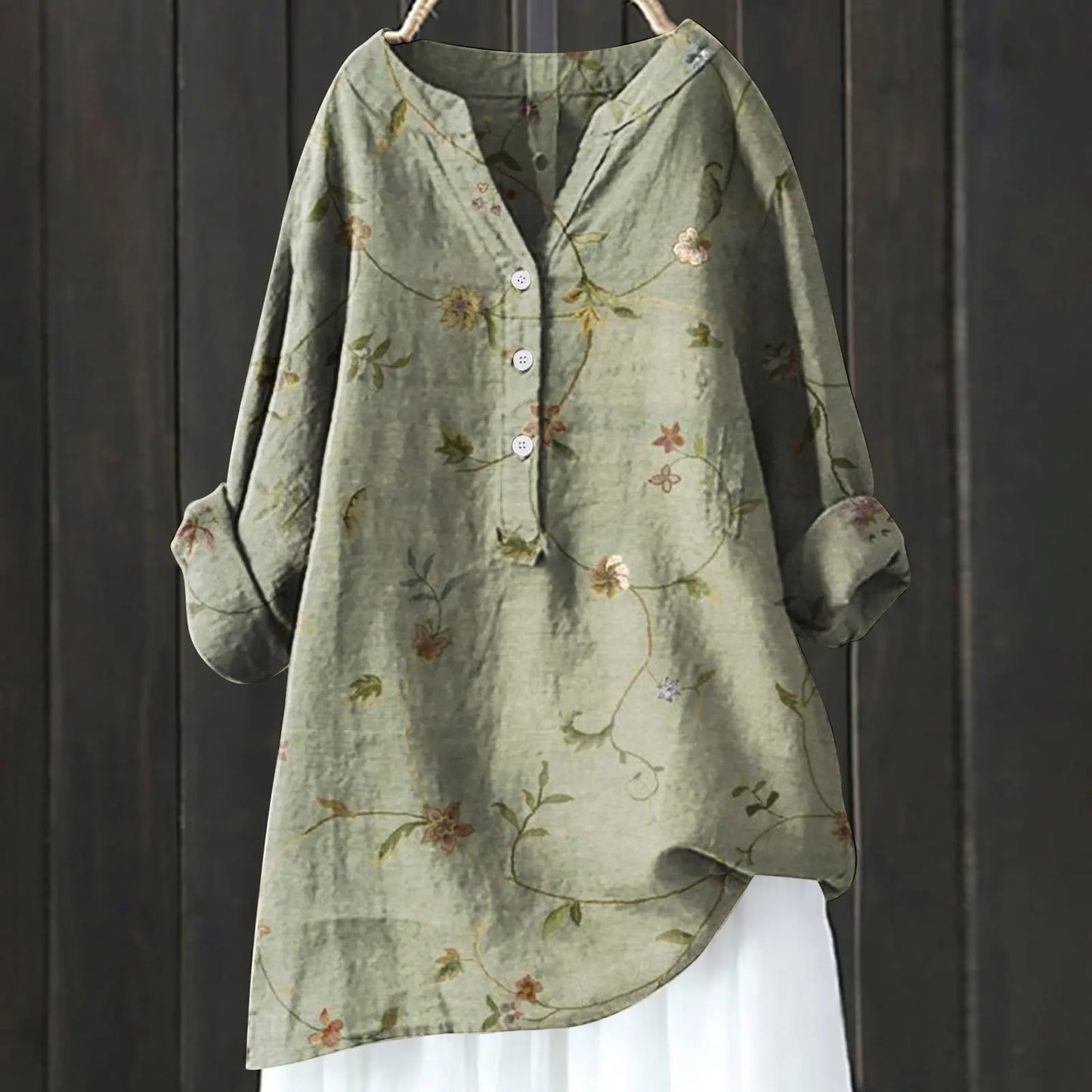 BLUSA LARGA DI FIORI ISALINE