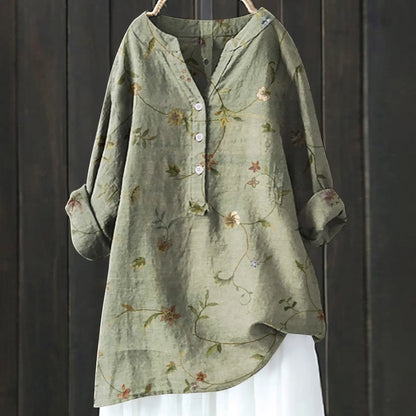 BLUSA LARGA DI FIORI ISALINE