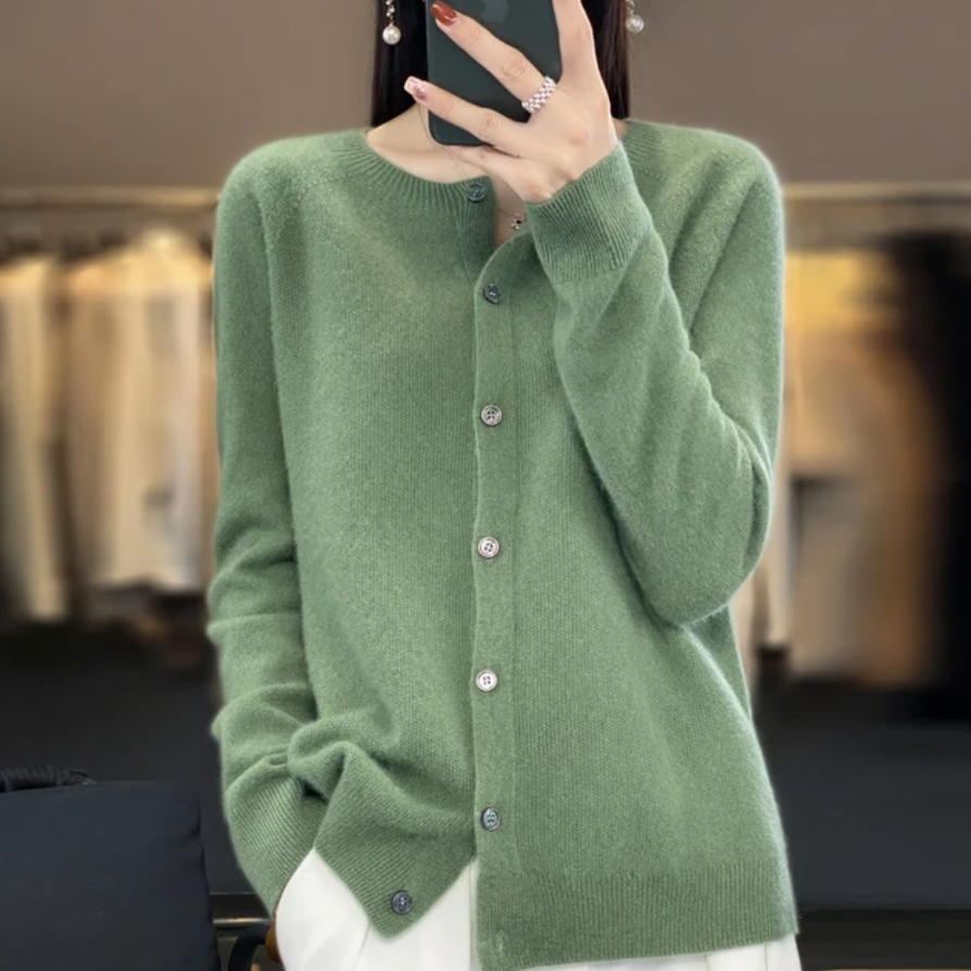 Anna | Cardigan in lana Merino