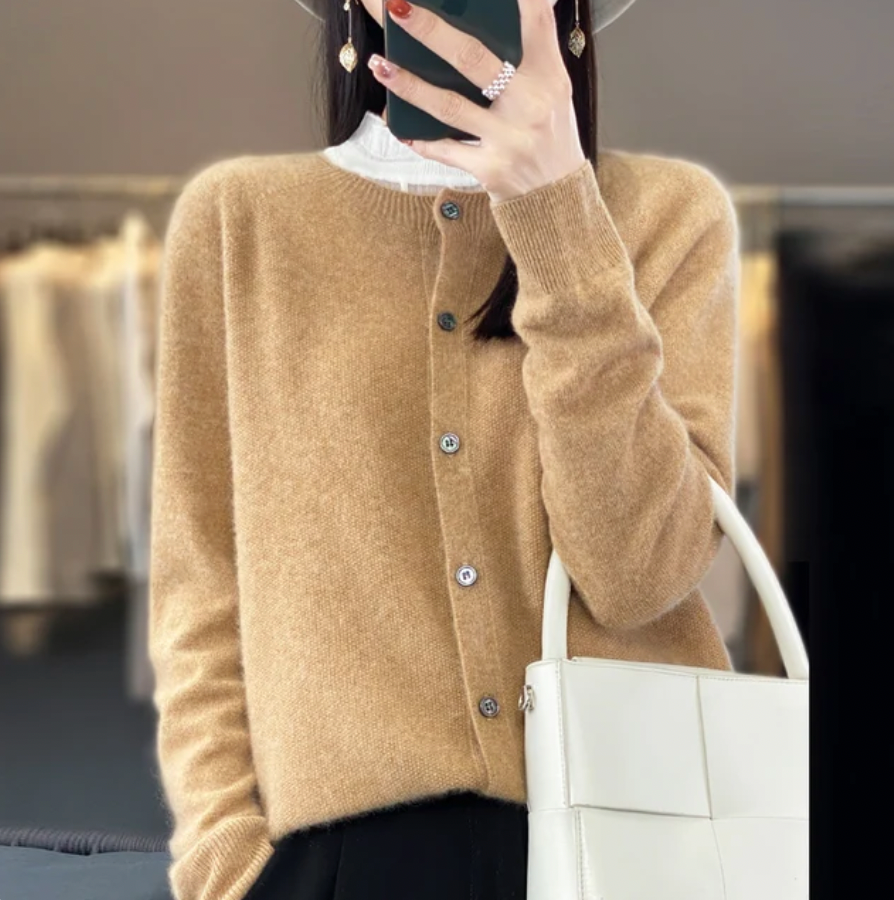 Anna | Cardigan in lana Merino