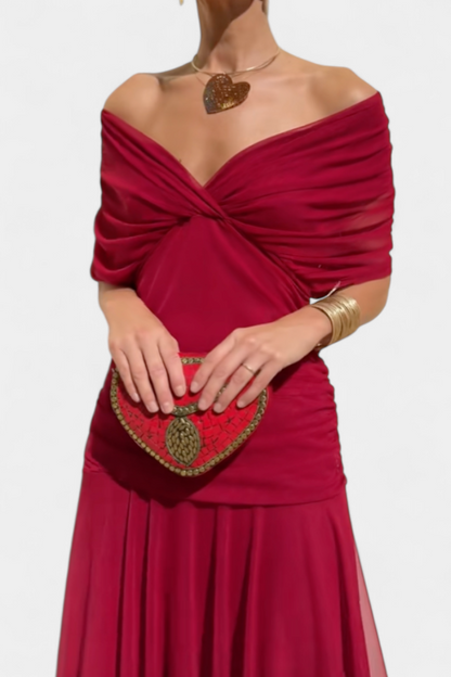 FIONA – ABITO DA SERA ELEGANTE CON SPALLE SCOPERTE