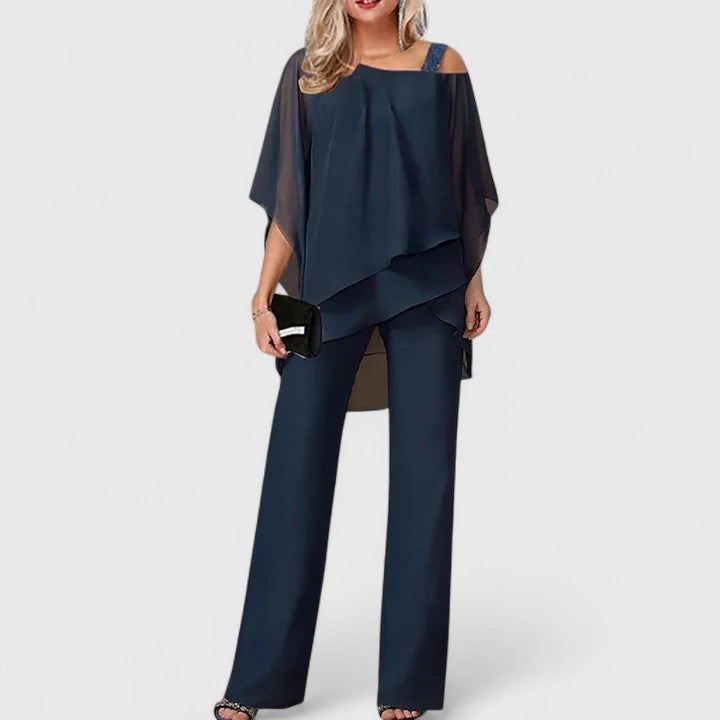 ZEPHYRAEN – SET DI PANTALONE DI DUE PEZZI ELEGANTE