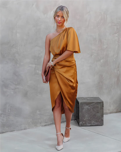 Allegra - Elegante abito di festa di seta