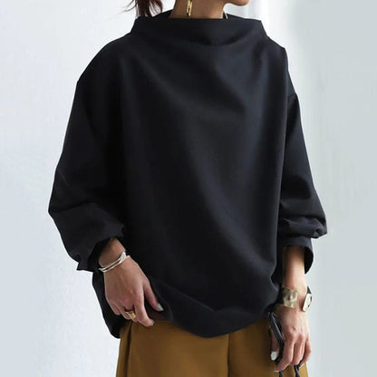 Wanda | Top di Maglia Morbido con Collo alto
