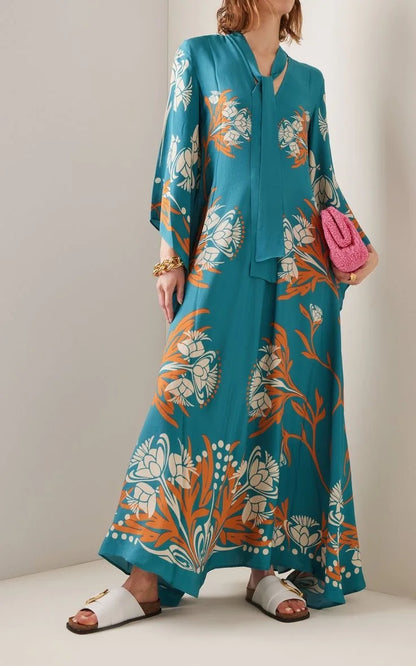 Abito maxi Floreale Esculpido Eleganza™