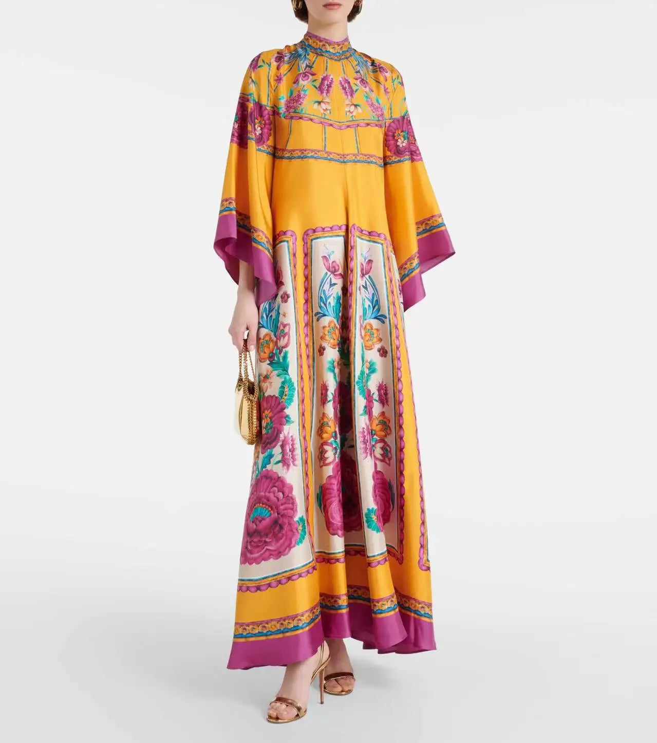 Abito maxi Floreale Esculpido Eleganza™