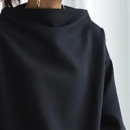 Wanda | Top di Maglia Morbido con Collo alto